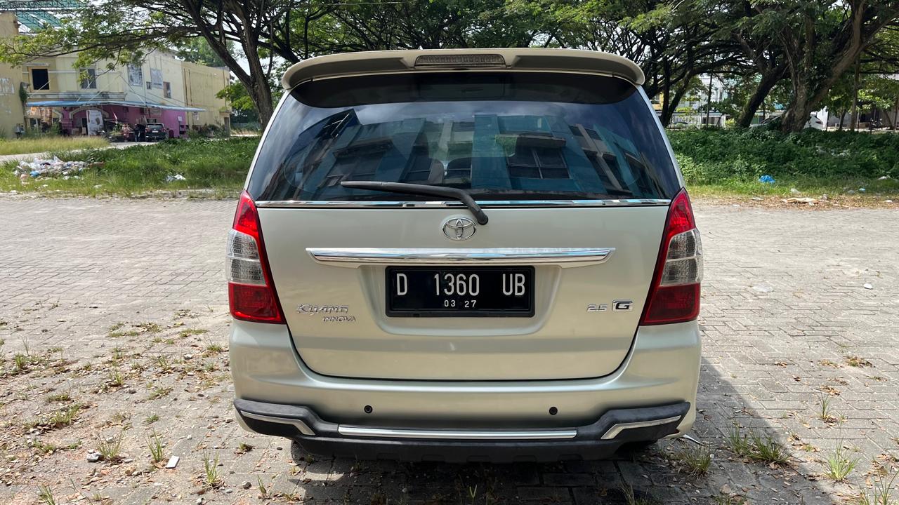 Toyota KIJANG INNOVA G DIESEL 2012